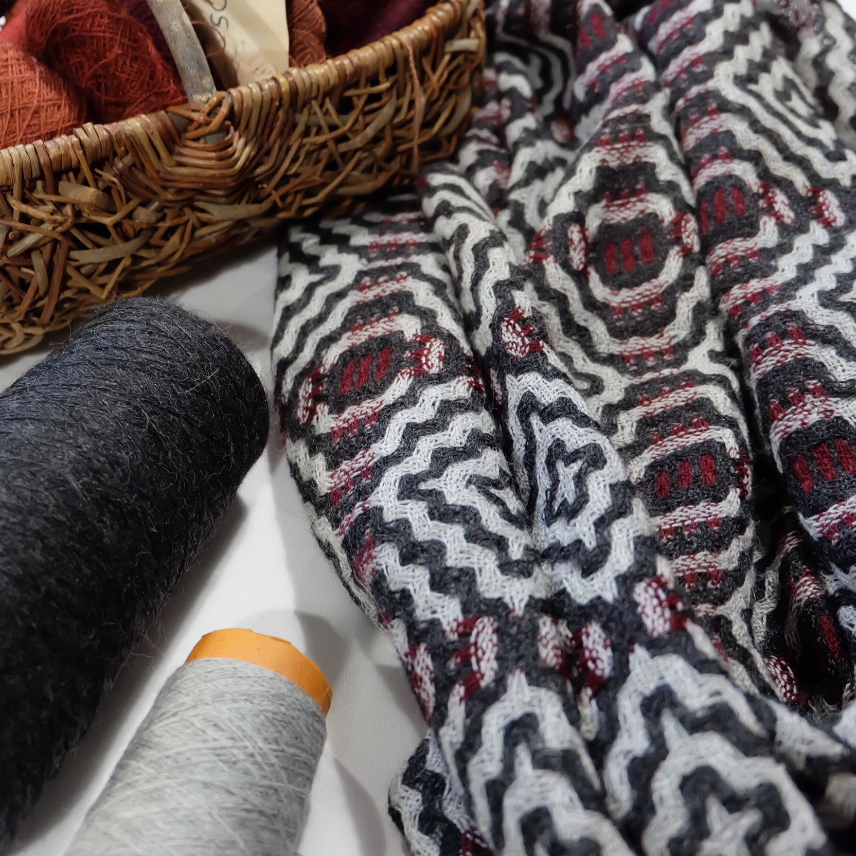Karina Handcrafted Patterned Scarf