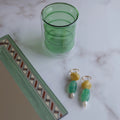 Green Glass Tumbler