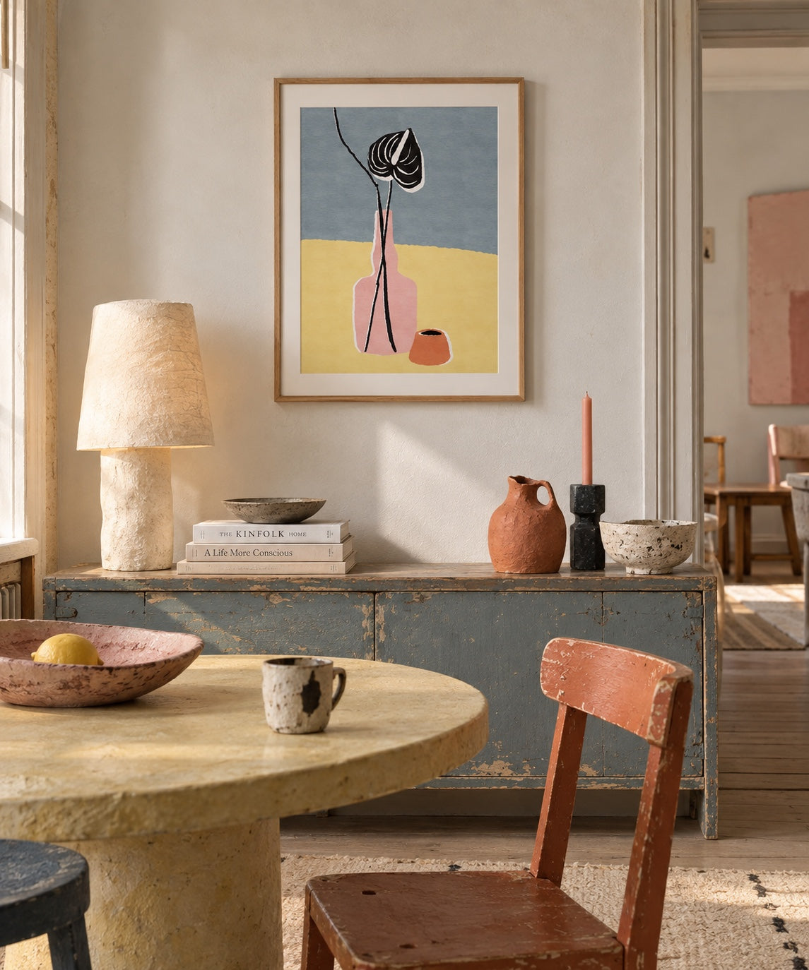 Still Life No. 02 art print displayed in an interior